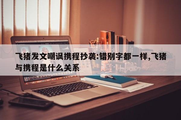 飞猪发文嘲讽携程抄袭:错别字都一样,飞猪与携程是什么关系