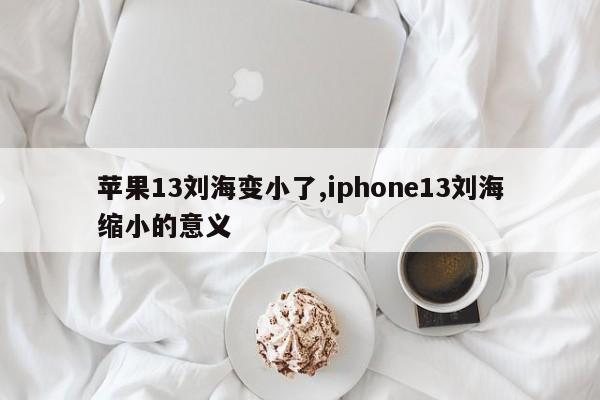 苹果13刘海变小了,iphone13刘海缩小的意义